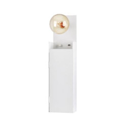 applique da incasso markslojd combo e27 ip20 usb 60w bianco [107064]