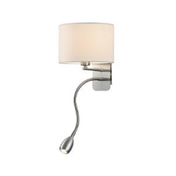 applique da parete trio hotel e14 40w 310lm bianco [271170201]