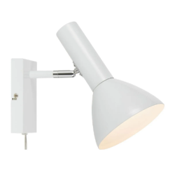 lampada da parete led markslojd metro e27 40w ip20 230v bianco [108689]