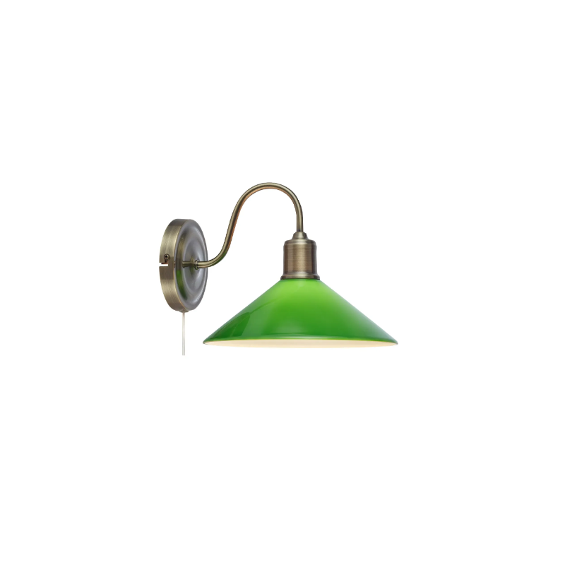 lampada da parete a led markslojd vela e27 ip20 230v verde [108866]