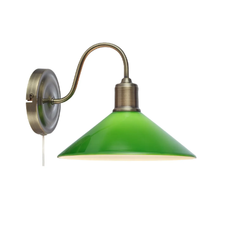 lampada da parete a led markslojd vela e27 ip20 230v verde [108866]