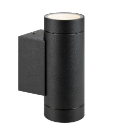 lampada da facciata a led markslojd gu10 ip44 pipe doppia 35w 230v