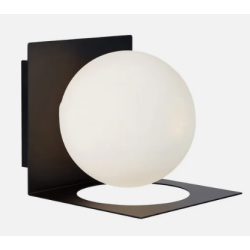 lampada da parete markslojd zenit g9 ip44 230v 18w nera [107495]