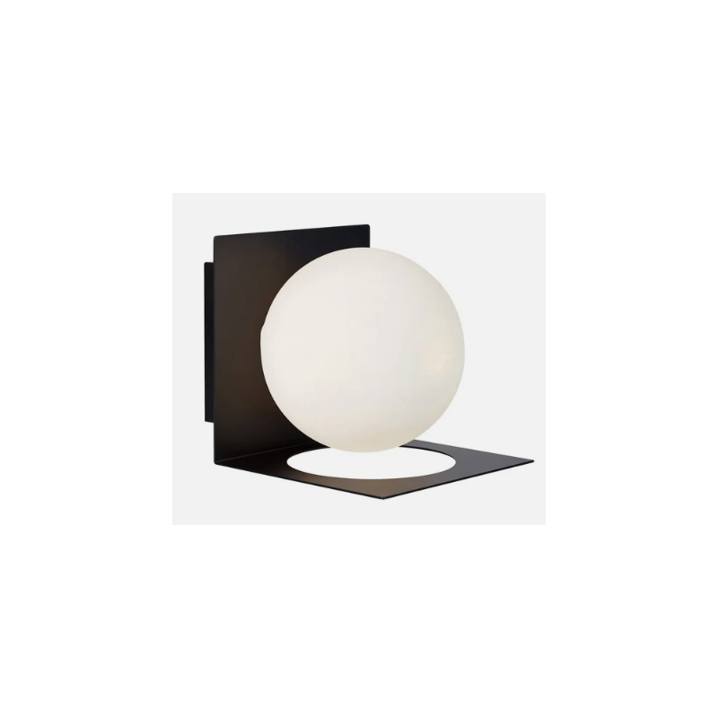 lampada da parete markslojd zenit g9 ip44 230v 18w nera [107495]