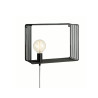 applique da parete markslojd shelf 60w e27 nero [107814]