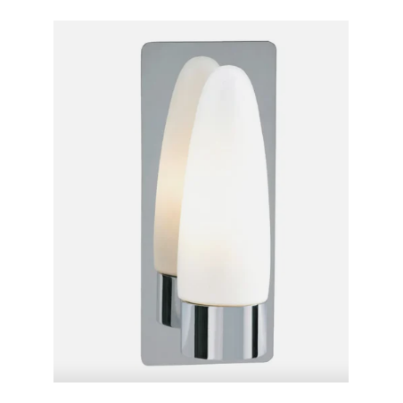 applique da parete markslojd bullet 1x40w max e14 ip44 cromata [107610]