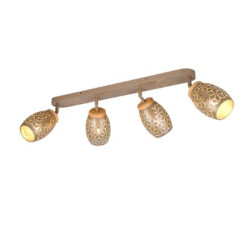 applique da parete trio bidar 10w 4xe14 maronne caffe' [r81574065]