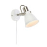 applique da parete markslojd alton e14 40w ip20 bianco [107857]