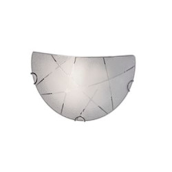 applique da parete trio sandrina 40w e27 bianco [201200100]