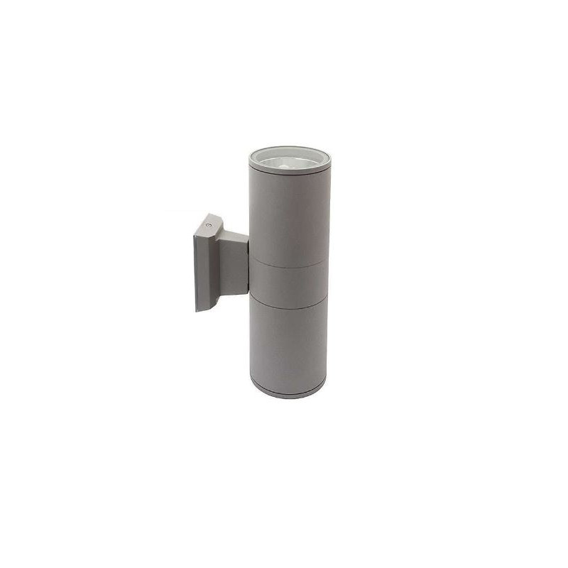 applique da giardino kanlux bart el-260 e27 2x60w grigio [7082]