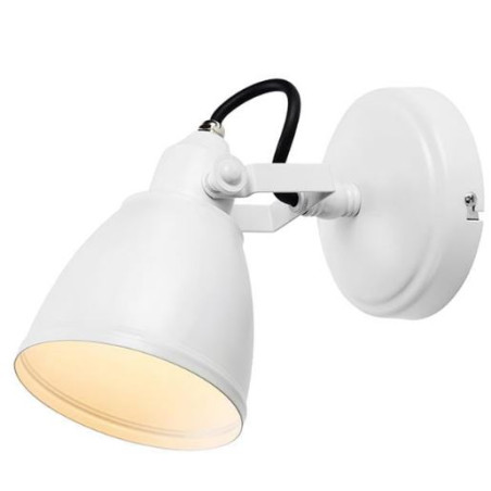 applique da parete markslojd fjÃ¤llbacka g9 20w ip44 bianco [108084]