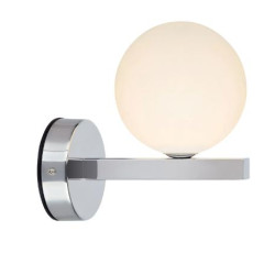 applique da parete markslojd stream g9 ip44 cromo-bianco [107625]