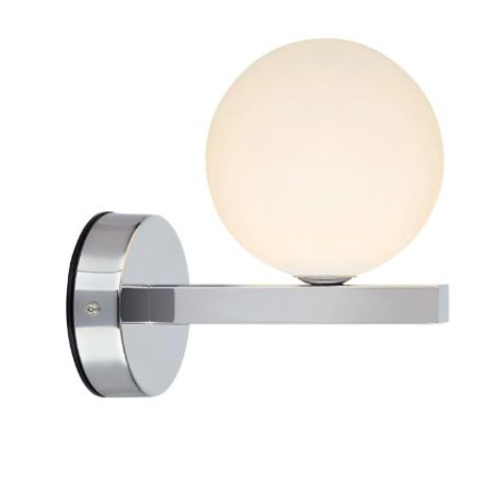 applique da parete markslojd stream g9 ip44 cromo-bianco [107625]