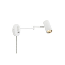 applique da parete markslojd costilla gu10 7w ip20 bianco [108461]