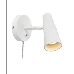 applique da parete markslojd crest gu10 7w ip20 bianco [108199]