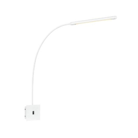 applique da parete markslojd antenna led 6w 400lm ip20 bianco [107313]