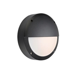 lampada da facciata markslojd hero led 500lm ip44 nero e bianco [106519]