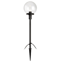 paletto led markslojd garden 24 50cm 3w 3000k 210lm vetro nero [107283]