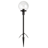 paletto led markslojd garden 24 50cm 3w 3000k 210lm vetro nero [107283]