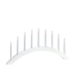 candeliere in legno markslojd atle e10 9 luci ip20 3w 26v bianco