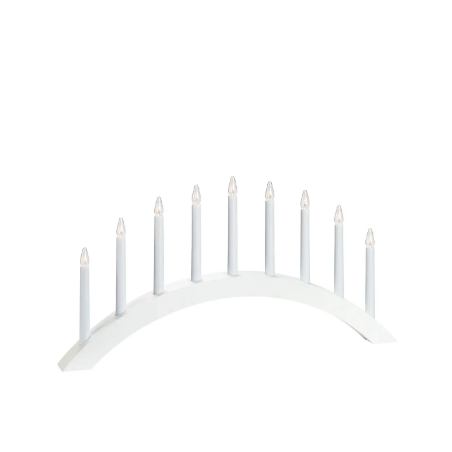 candeliere in legno markslojd atle e10 9 luci ip20 3w 26v bianco