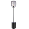 lampada da terra markslojd brooklyn e27 ip20 40w 230v nero/fumo [108425]