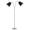 lampada da terra markslojd modena e27 ip20 60w 230v acciaio/nero