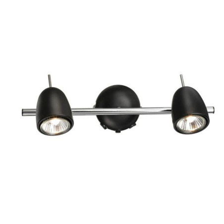 plafoniera markslojd tobo 2x50w ip20 nero [413023]