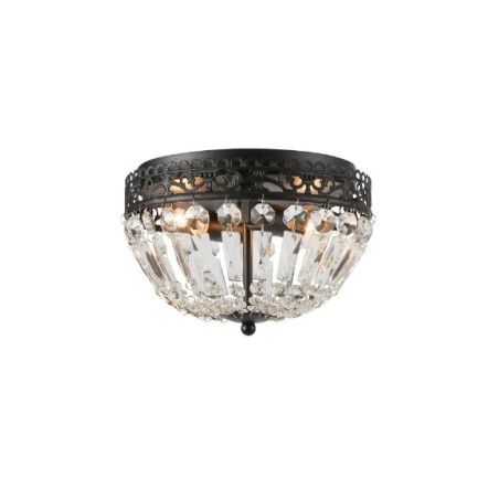 plafoniera markslojd etienne 2xe14 40w ip21 nero [108598]