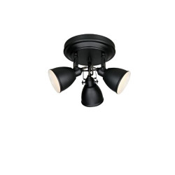 plafoniera markslojd fjallbacka 3xe14 40w ip20 nero [105815]