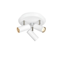 plafoniera markslojd barcelona 3xgu10 12w ip20 bianco [107349]