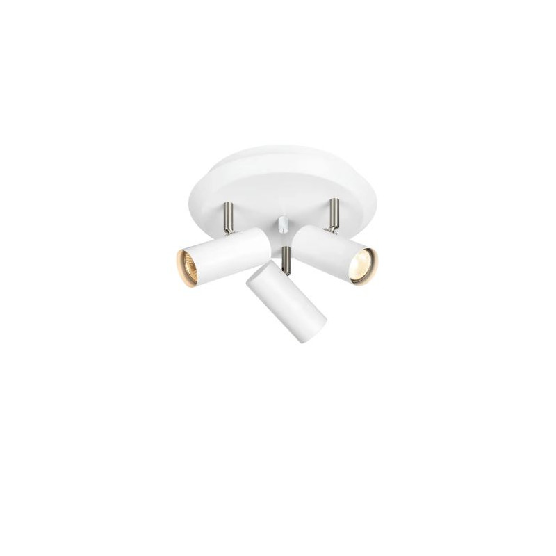 plafoniera markslojd barcelona 3xgu10 12w ip20 bianco [107349]