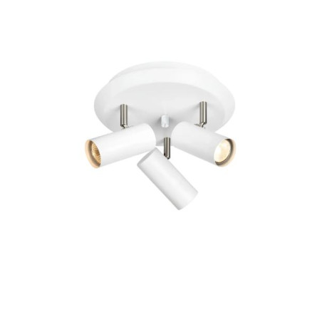 plafoniera markslojd barcelona 3xgu10 12w ip20 bianco [107349]