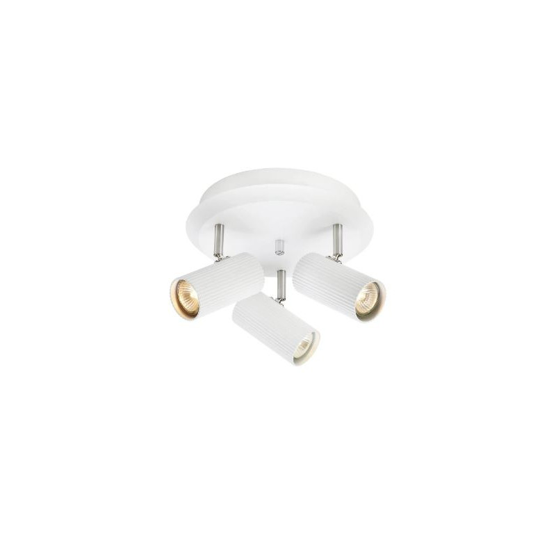 plafoniera markslojd costilla 3xgu10 7w ip20 bianco [108464]
