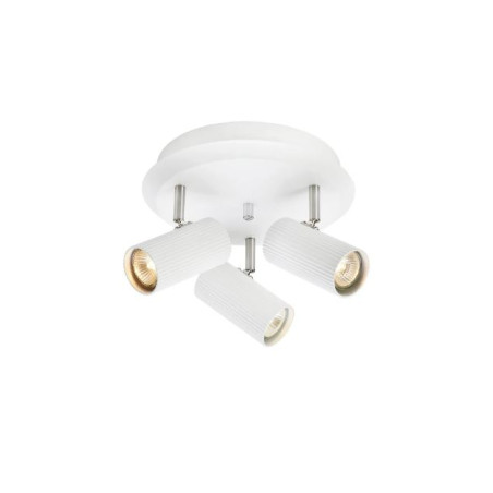 plafoniera markslojd costilla 3xgu10 7w ip20 bianco [108464]