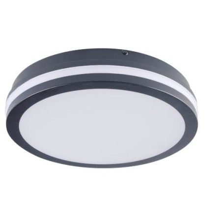 plafoniera a led kanlux beno 24-30w cct-o g 4510lm bianco/nero