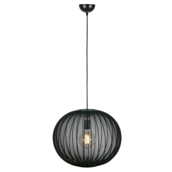 lampada da soffitto a led florence e27 ip20 40w 230v 50cm nera [108791]
