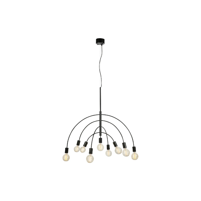 lampada da soffitto a led markslojd lavello e27 ip20 40w 230v nera