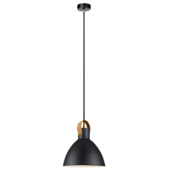 lampada da soffitto a led markslojd eagle e27 ip20 60w 22cm nera