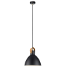 lampada da soffitto a led markslojd eagle e27 ip20 60w 22cm nera