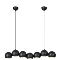 lampada da soffitto markslojd cupolo e14 ip20 40w 230v nera [108860]