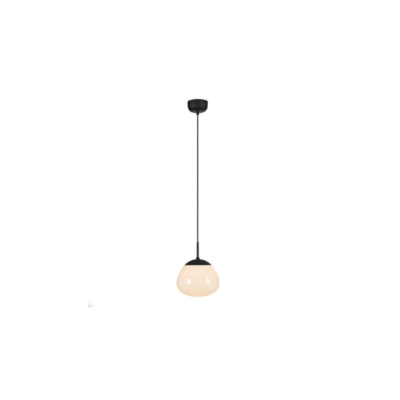 lampada da soffitto a led markslojd rise e27 ip20 40w 230v nera [108295]