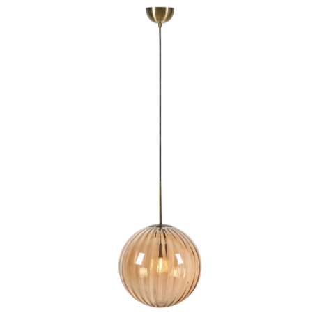 lampada da soffitto markslojd fengari e14 ip20 230v ottone anticato/ambra