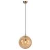 lampada da soffitto markslojd fengari e14 ip20 230v ottone anticato/ambra