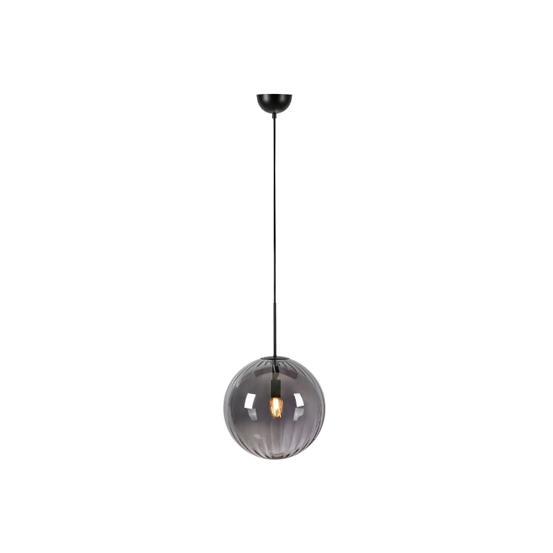 lampada da soffitto markslojd fengari e14 ip20 230v 40w fumo/nero