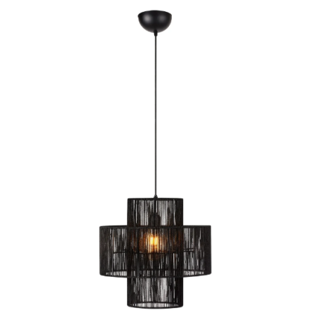 lampada da soffitto a led markslojd soga e27 ip20 230v 40w nera [108766]