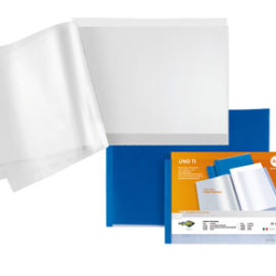 Portalistini a buste fisse sei rota uno ti 30x22-48 blu a4-album