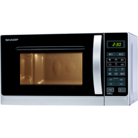microonde sharp con gril r642inw - silver [r642in]