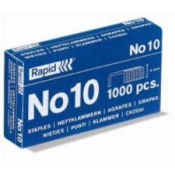 punti cucitrice rapid 20x1000 punti blu n 10/4 mm [24862900]