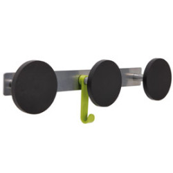 appendiabiti alba da muro a 3 posti 45x9cm alba [pms3]